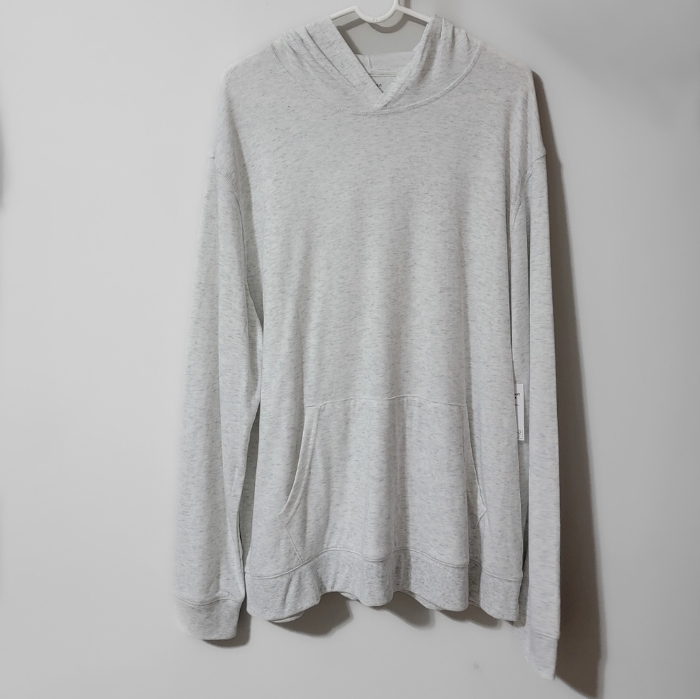 Light Gray Supersoft Double Knit Lightweight Hoodie Size XXL